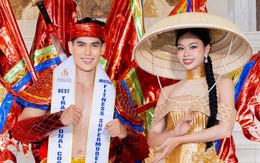 Tiến Đạt, Phi Khanh đoạt giải thưởng đầu tiên tại Hoa hậu và Nam vương Siêu mẫu Thể hình Thế giới