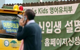 Trẻ em Hàn Quốc chịu áp lực học tập từ mẫu giáo