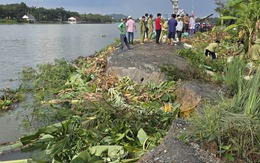 Sạt lở khoảng 70m bờ bao sông Sài Gòn ở Củ Chi