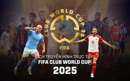 Lịch trực tiếp FIFA Club World Cup 2025: Ngày ra sân của những 'ẩn số'
