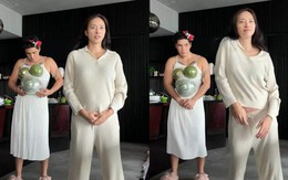 Huy Trần thử cảm giác mang bụng bầu giống bà xã Ngô Thanh Vân