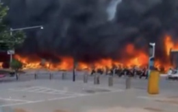 Video trụ sở Mossad bốc cháy trong đợt tấn công của Iran có phải sự thật?