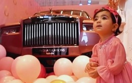 Mới 1 tuổi, bé gái đã sở hữu chiếc Rolls-Royce màu hồng độc nhất vô nhị, giá không dưới 14 tỉ đồng
