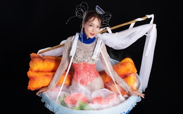 Kỳ Duyên mang phở Việt lên sàn diễn Hoa hậu Siêu quốc gia 2025