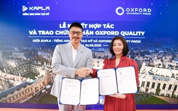 Oxford University Press trao chứng nhận Oxford Quality cho Kapla