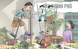 Dân thành phố không biết đi cà kheo là dở rồi