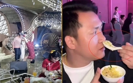 Mẹ chú rể trổ tài 'trồng chuối' trên sân khấu cưới