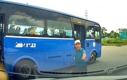 Đình chỉ tài xế xe buýt tạt đầu ô tô con trên đường Võ Nguyên Giáp, TP Thủ Đức