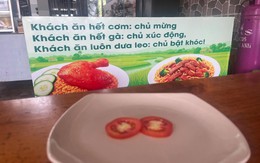 Ảnh vui 4-6: Đôi điều nhắn gửi của chủ quán đến thực khách