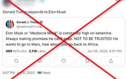 Sự thật về loạt bài gây sốc của Tổng thống Trump về tỉ phú Elon Musk
