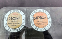 Đề xuất bỏ tem thu phí sử dụng đường bộ dán trên kính ô tô