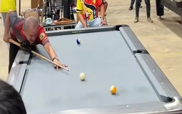 Huyền thoại Efren Reyes phô diễn 'kỹ thuật bida rùa'