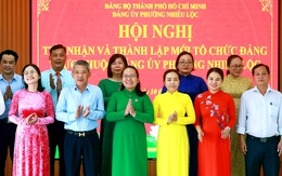 Phường Nhiêu Lộc ra mắt tổ chức Đảng và thành lập đơn vị sự nghiệp sau sáp nhập