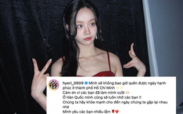 Lee Hyeri đặc biệt cảm ơn fan Việt Nam