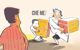 Hai bố con chê 'cơm mẹ nấu', không cái dại nào giống cái dại nào