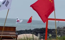 Cờ Trung Quốc xuất hiện trên đảo Udo (Hàn Quốc) gây xôn xao mạng xã hội