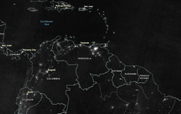 Ảnh vệ tinh chụp Venezuela vào ban đêm bị xuyên tạc trên mạng