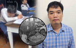 Tài xế gây tai nạn liên hoàn ở Hà Nội khóc nức nở sau khi tỉnh rượu