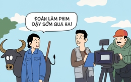 Đoàn làm phim cực hơn người nông dân