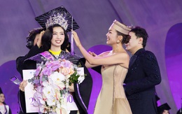Thanh Hằng đội 'mũ cử nhân cẩn hột xoàn' cho tân Hoa khôi Sinh viên Việt Nam