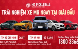 Khởi động giải đấu MG Pickleball Championship 2025