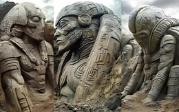 Phát hiện tượng người ngoài hành tinh chôn giấu ở Ai Cập?