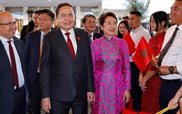 Chủ tịch Quốc hội Trần Thanh Mẫn và Phu nhân bắt đầu thăm chính thức Morocco