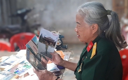 Nhớ mái tóc đẫm máu của bạn ở Trường Sơn