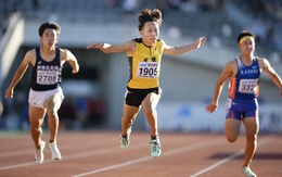 Nam sinh Nhật Bản Shimizu gây sốt khi phá kỷ lục U18 thế giới chạy 100m