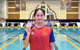 Võ Thị Mỹ Tiên đạt cột mốc mới tại Giải bơi thế giới 2025
