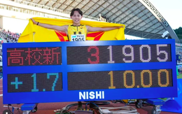 Học sinh trung học 16 tuổi chạy nhanh hơn Usain Bolt năm 20 tuổi