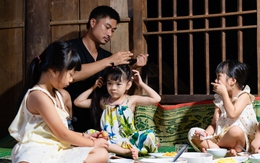 'Giang hồ' Duy Hưng tự nhiên có bốn cô con gái