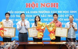 Bắc Ninh thưởng tiền tỉ cho các học sinh đạt huy chương Olympic quốc tế