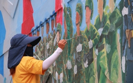 'Thổi hồn' vào bức tường bao quanh Thảo cầm viên Sài Gòn bằng câu chuyện lịch sử