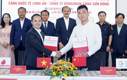 Cảng quốc tế Long An ký hợp tác với Cụm cảng Sơn Đông Trung Quốc và hãng tàu của Singapore