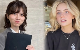 'Chị thu ngân bên Tây' và 'cô nhân viên văn phòng' bên Nhật so kè nhan sắc