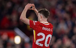 Liverpool tính chuyện vĩnh viễn dành số áo 20 cho Diogo Jota