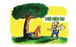 Ngụ ngôn cáo và quạ thời hiện đại