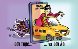 Chùm tranh biếm họa sự khác nhau giữa đời và mạng ảo