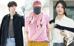 Thời trang sân bay của sao: G-Dragon, Suzy, Cha Eun Woo... gây náo loạn
