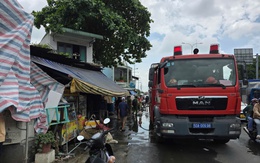 Cháy nhiều phòng trọ ở phường Tân Thới Hiệp, TP.HCM