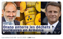 Có thực Pháp đang bí mật chuyển chất thải hạt nhân sang Armenia?