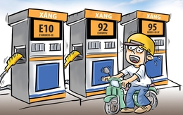 Tài xế tự tin trước cây xăng E10