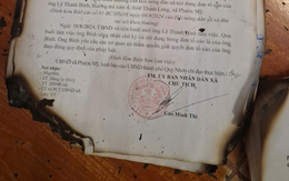 Các tài liệu bị đốt ở một phường ở Bình Định (cũ) trước khi sáp nhập là tài liệu gì?