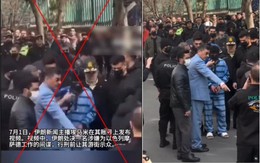 Video ‘Iran diễu hành gián điệp Israel’ chỉ là cảnh tái dựng hiện trường vụ án