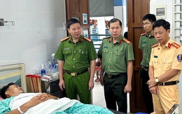 Thiếu niên 17 tuổi chạy xe quá tốc độ, tông cảnh sát giao thông gãy chân