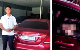 Sở Văn hóa kiểm tra clip lộ 'cảnh nóng' trên xe Mercedes ở Ninh Bình