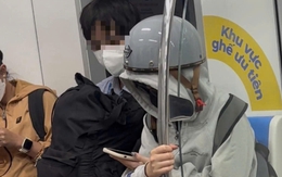 Cô gái tố giác người đàn ông sàm sỡ trên tàu metro số 1