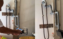 Cụ ông sáng chế giá đỡ điện thoại kiểu dáng độc lạ