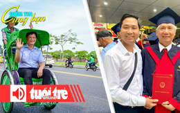 Điểm tin cùng bạn 8h: Ra mắt Grab xích lô ở Huế; 75 tuổi nhận bằng cử nhân bác sĩ loại giỏi